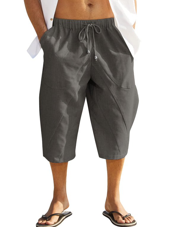 Beyond Apparel Men's Linen Shorts