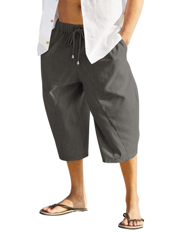 Beyond Apparel Men's Linen Shorts