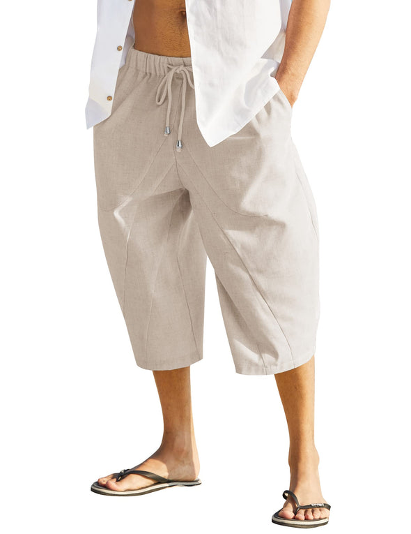 Beyond Apparel Men's Linen Shorts