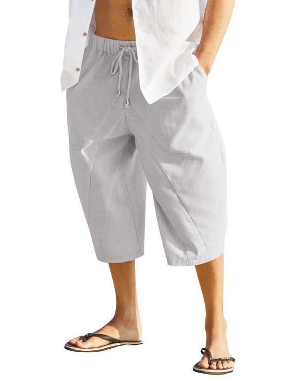 Beyond Apparel Men's Linen Shorts