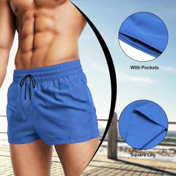 Beyond Apparel Men's Swimming Trunk Quick Dry Swimwear Bathing Suit Beach Board Short