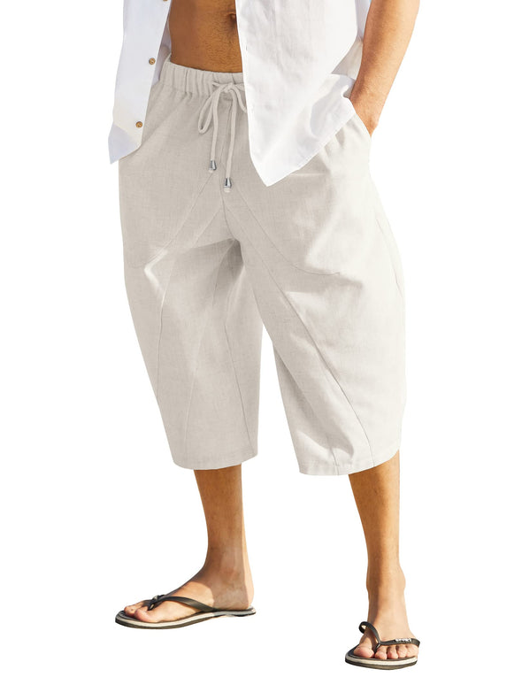 Beyond Apparel Men's Linen Shorts